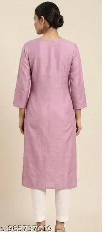Premium Onion pink Kurti view 2