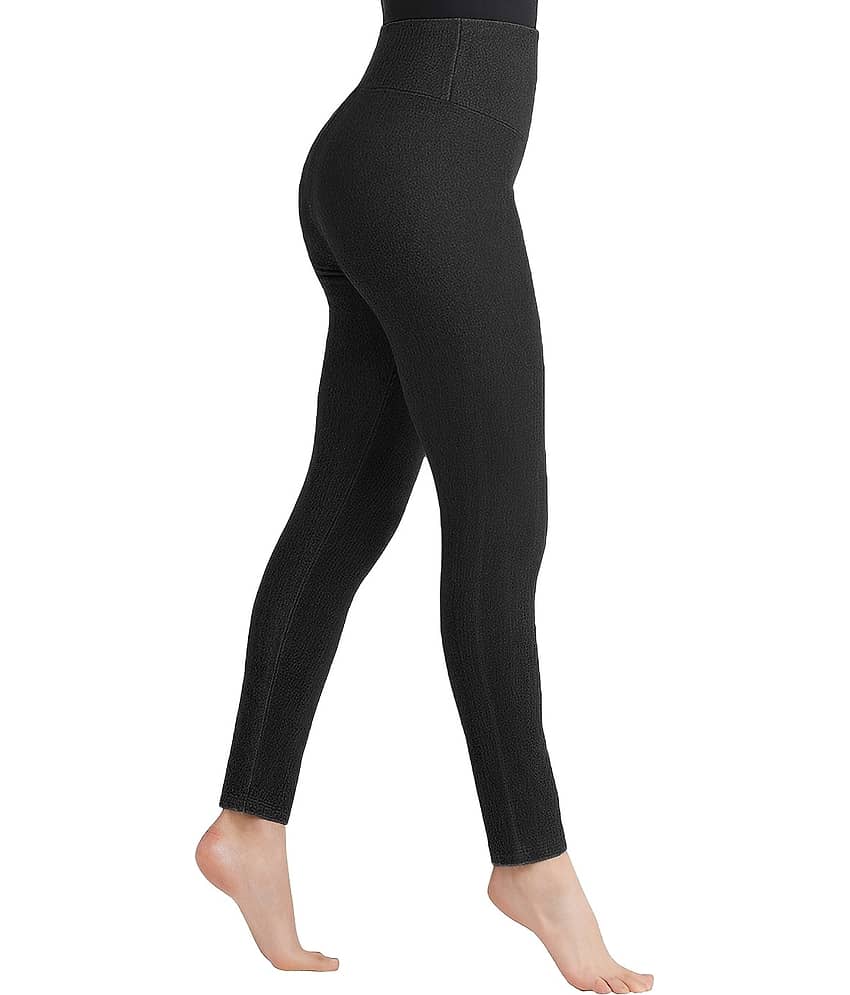 Reoutlook - Denim Slim Fit Black Women's Jeggings ( Pack of 1 ) view 2