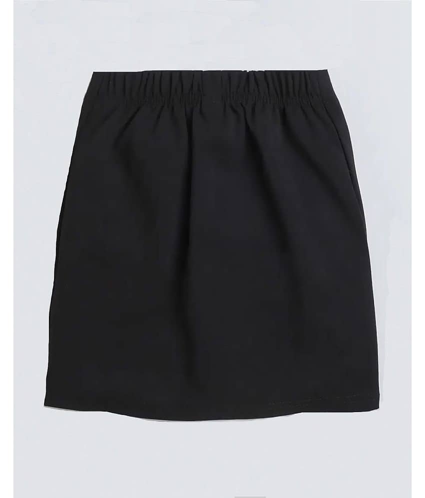 Addyvero Pack of 1 Girls Cotton Blend Straight Skirt ( Black ) view 2