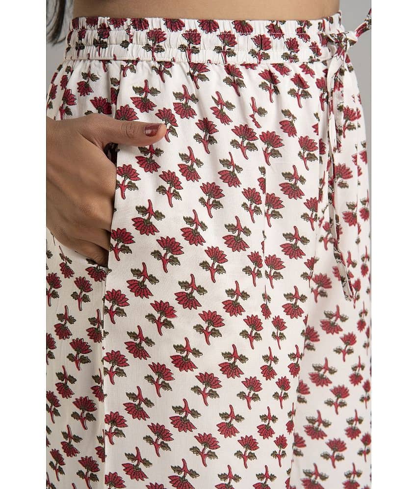 Doriya - Pink Rayon Straight Women's Palazzos ( Pack of 1 ) view 2