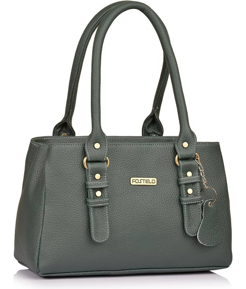 Fostelo - Green PU Shoulder Bag view 2