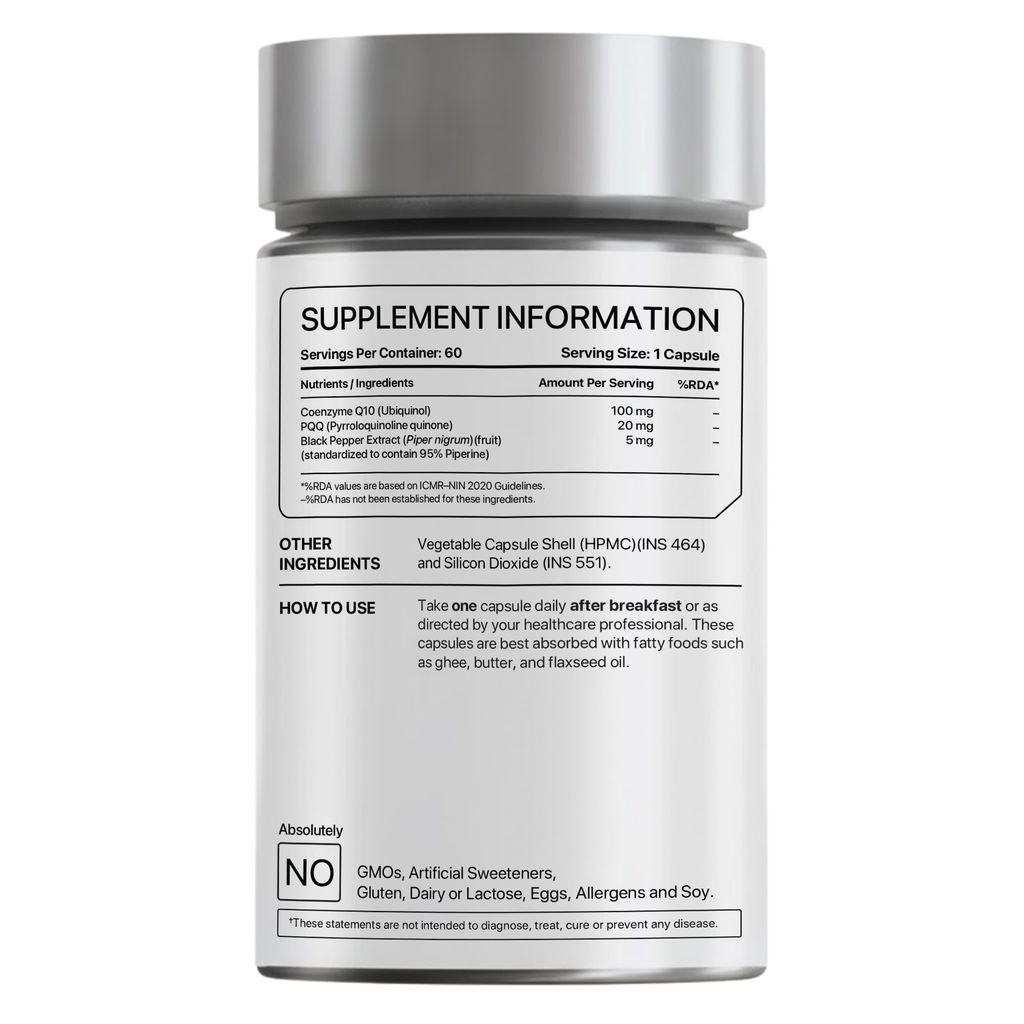 CoQ10 | Coenzyme Q10 (Ubiquinol) view 2