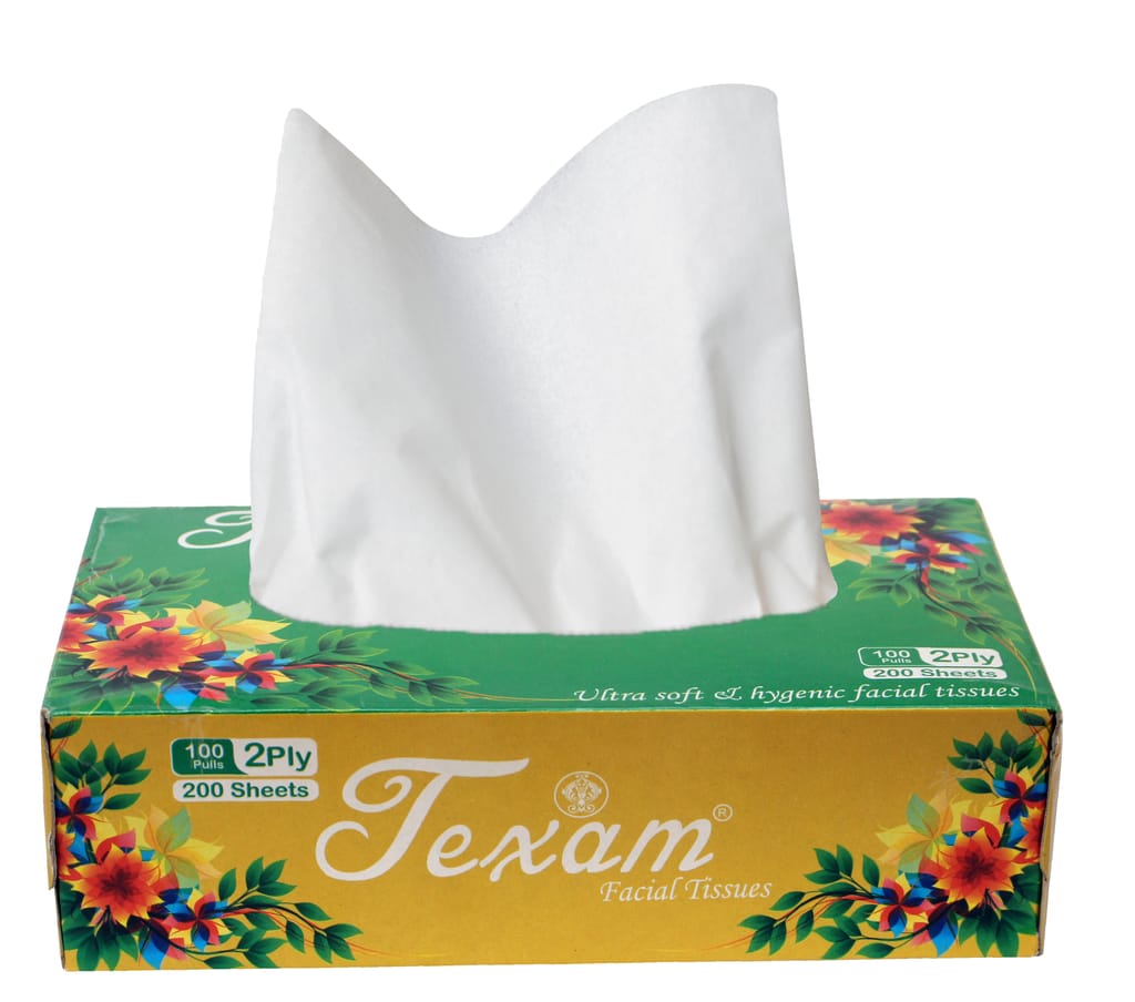 Texam 2 - Ply Facial Tissue Soft Pack – 500 Pulls (Pack of 5) | 100% Virgin Pulp | For Home, Office and Travel view 2