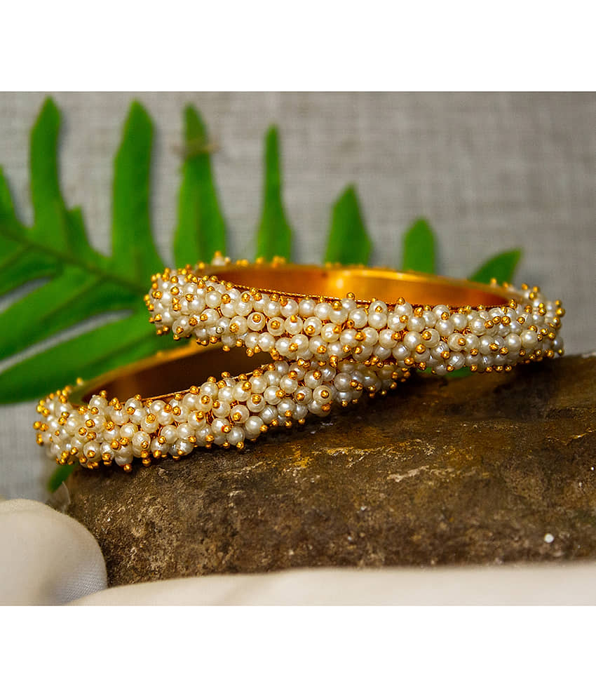 JFL - Jewellery For Less Gold Bangle ( Pack of 1 ) view 2