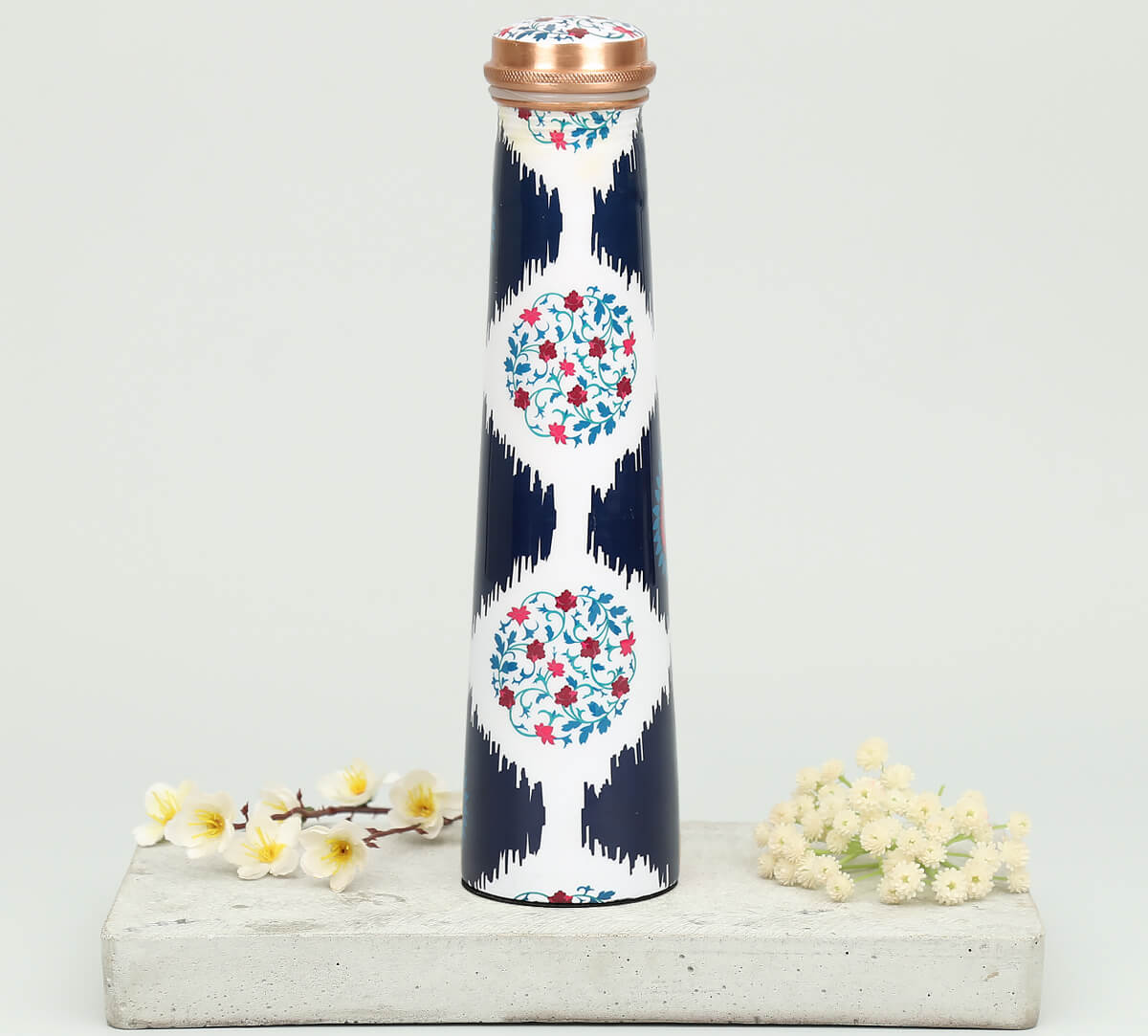 India Circus Myriad Extravaganza Tapered Copper Bottle view 2