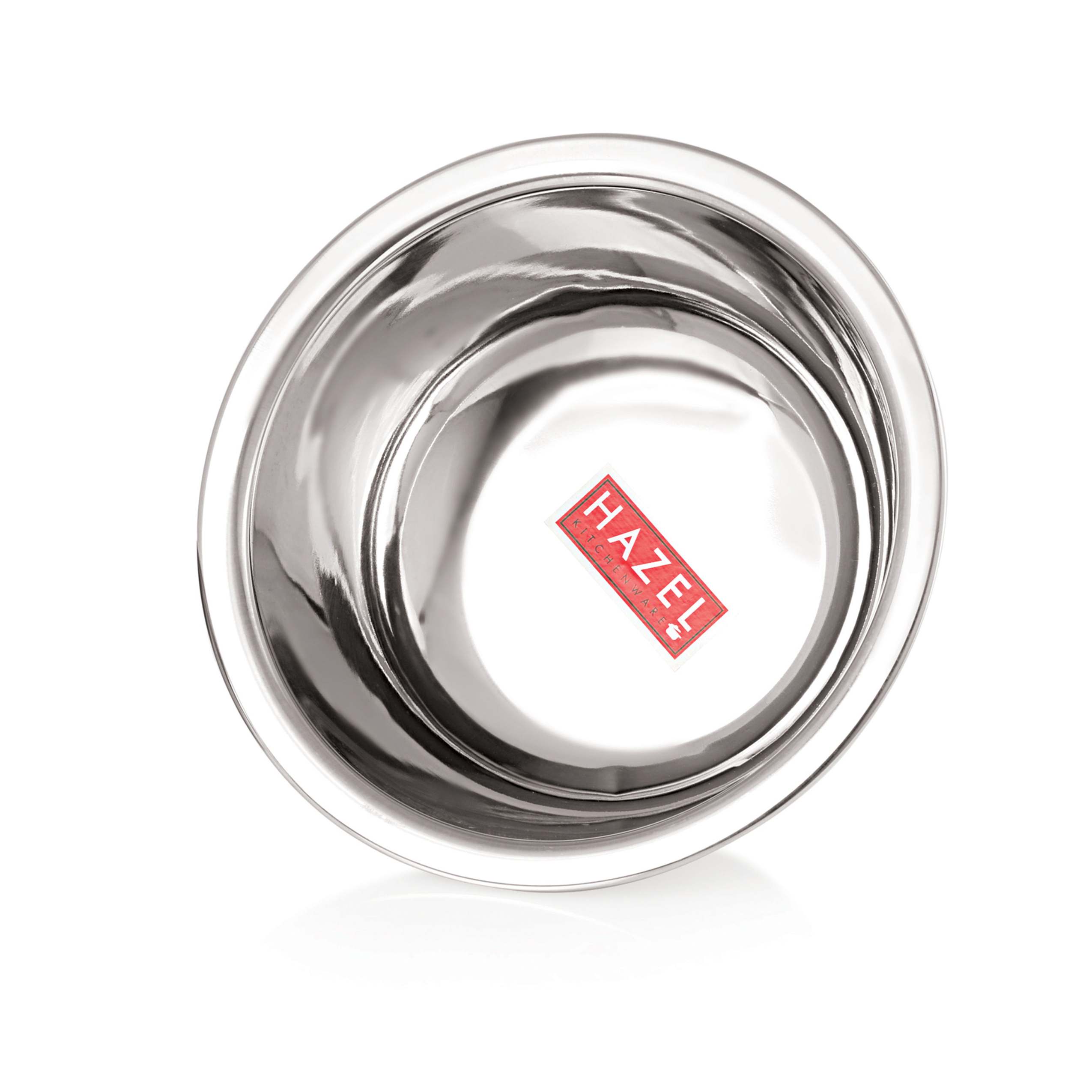 HAZEL Stainless Steel Serving Bowl , Serving Bowl for Cake Batter , Kitchen and Baking Accessories Items, Set of 3, 350 ML, 550 ML & 770 ML view 2