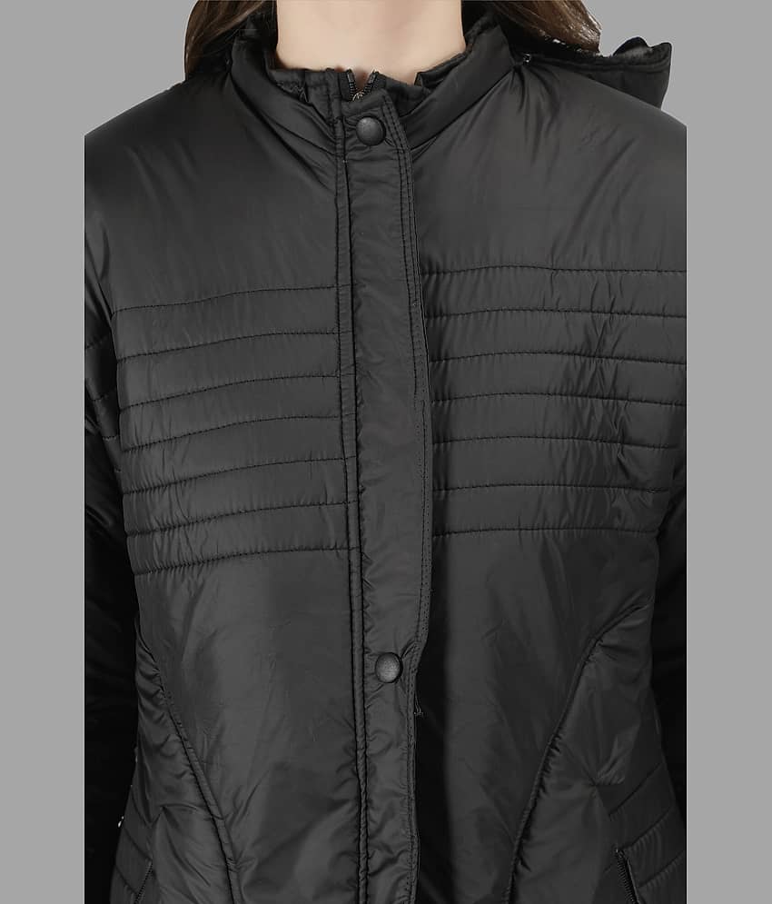 NUEVOSDAMAS - Polyester Blend Beige Hooded Jackets view 2