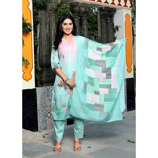 Lavesh Creations Kurti With Dupatta Pent Set