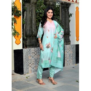 Lavesh Creations Kurti With Dupatta Pent Set view 2