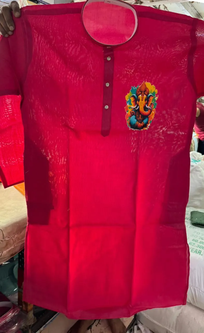 For Ganpati Special kurta