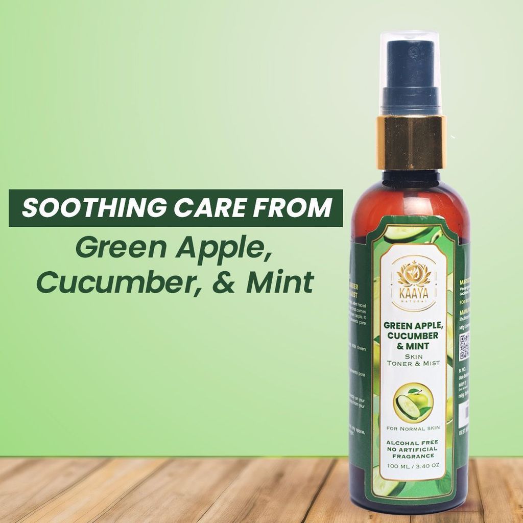Kaaya Natural Green Apple, Cucumber & Mint Toner & Mist view 2