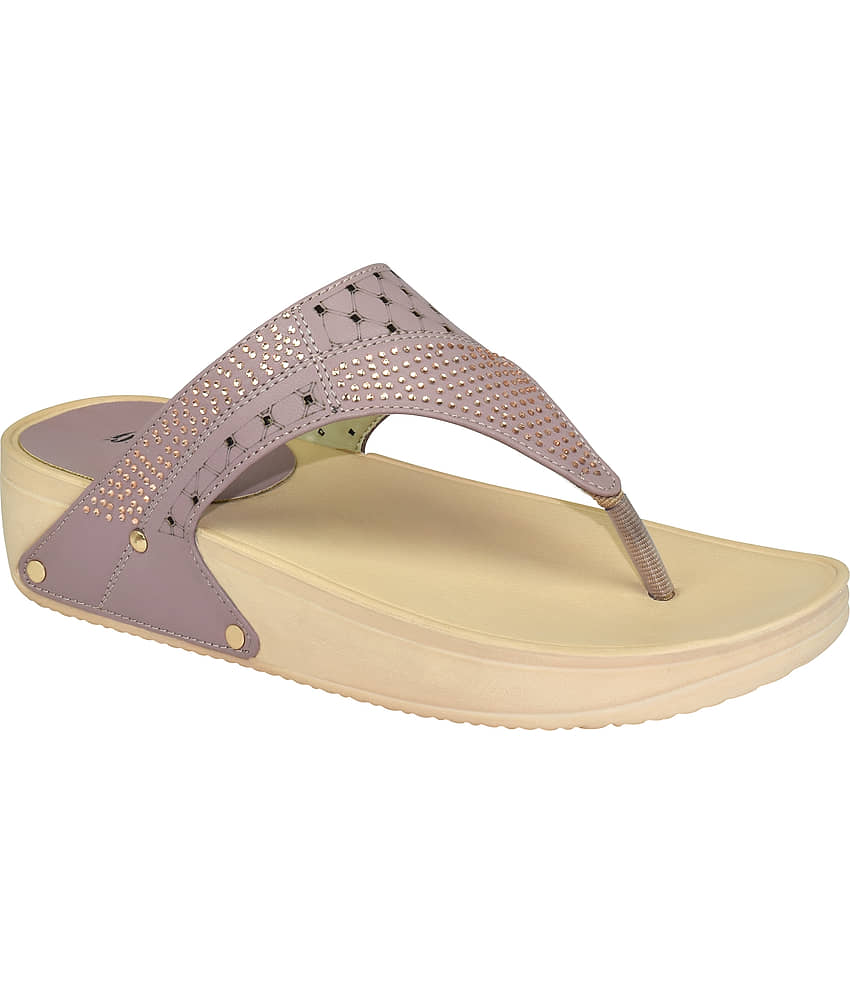 Ajanta Pink Women's Flats view 2