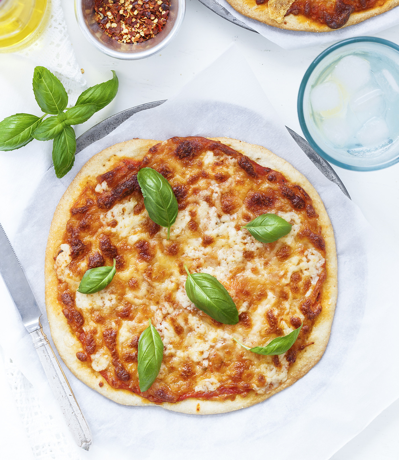 Margherita Pizza Med