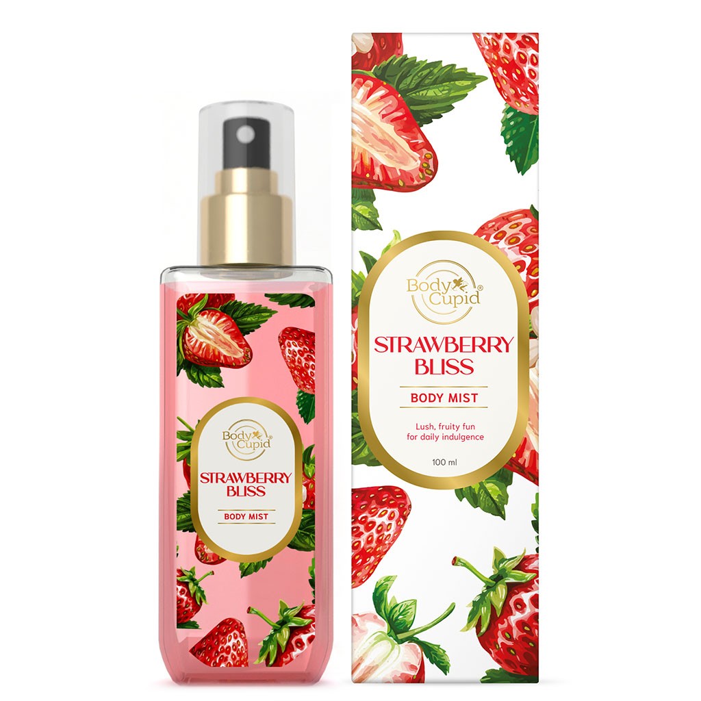 Body Cupid Strawberry Body Mist - 100 ml view 2