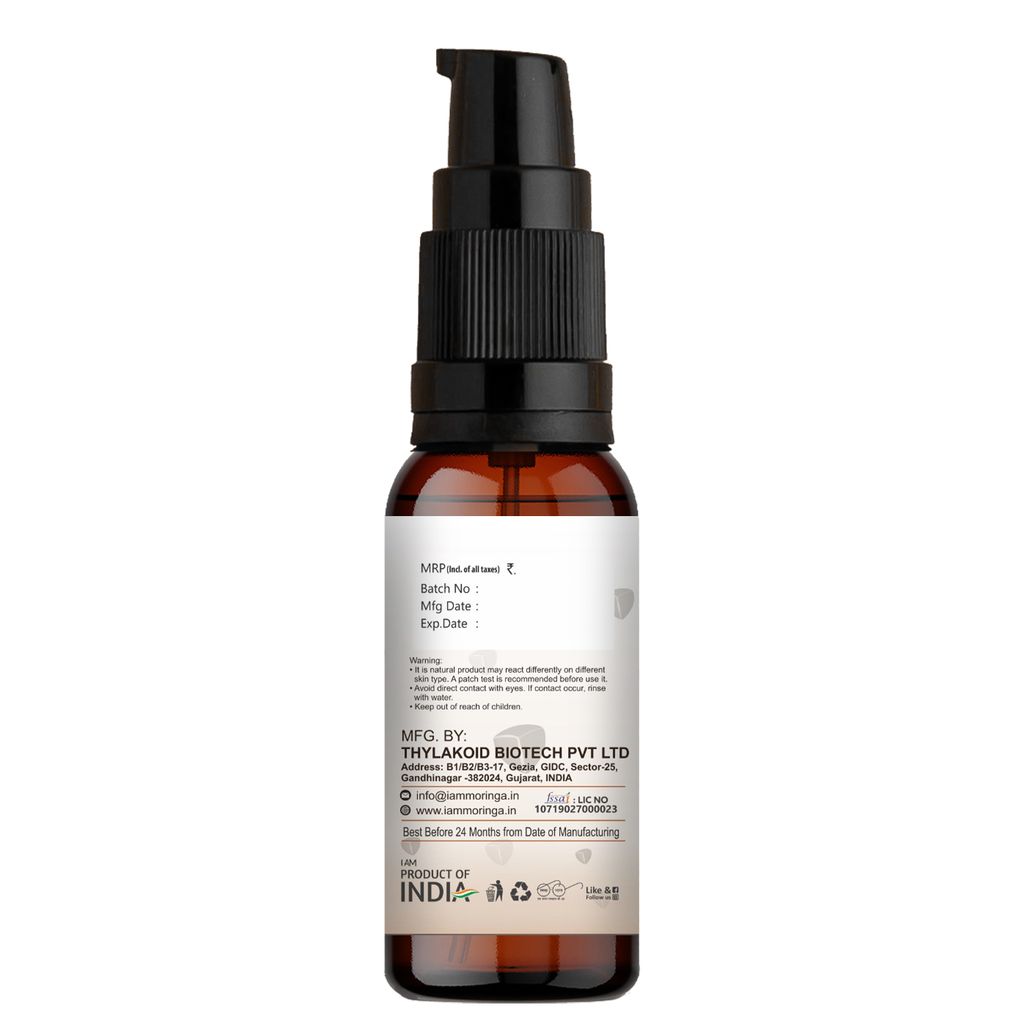 I AM MORINGA Moringa Oil 50ml, 100% Natural Premium Moringa Seeds Extract for Hair Growth, Skin Care and Moisturizing Dry Skin Oil for Men and Women view 2
