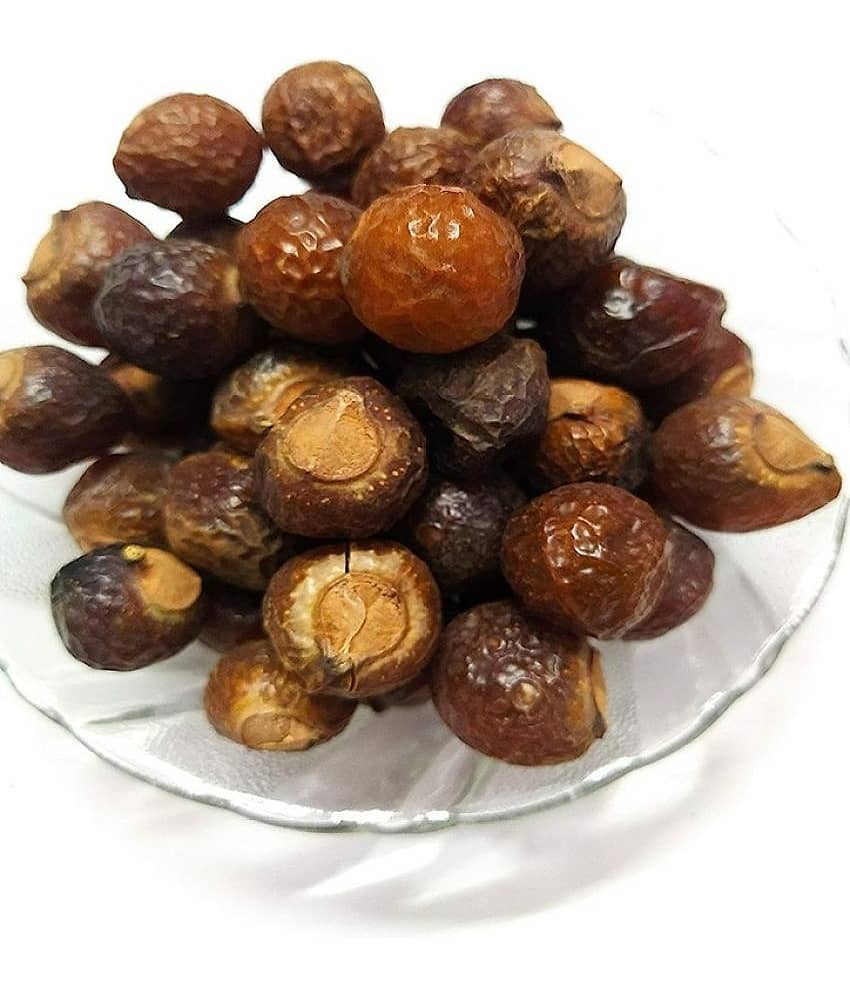 MYGODGIFT Organic Whole Dried Reetha/Ritha/Arith/Areetha Raw Form For Hairs 200 gm view 2