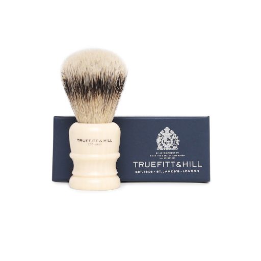 Faux Ivory, Super Badger, Shave Brush, Wellington 1 Piece