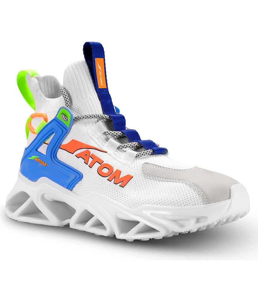 ATOM Hollow Man White Men's Sneakers view 2