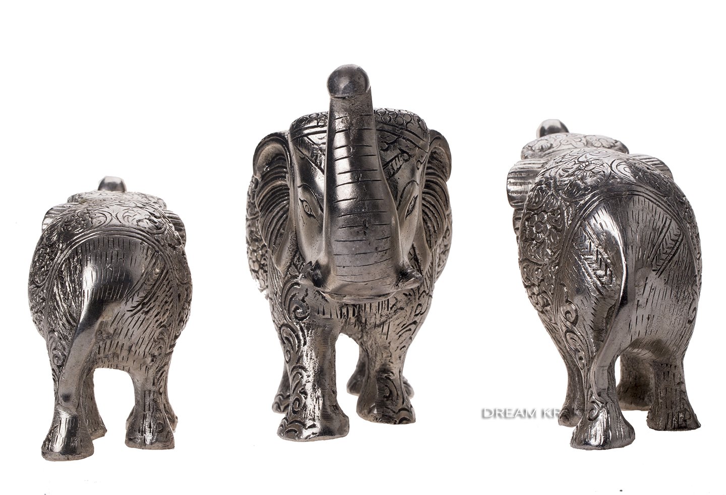 DreamKraft Metal Medium Size Elephant for Home Decor view 2