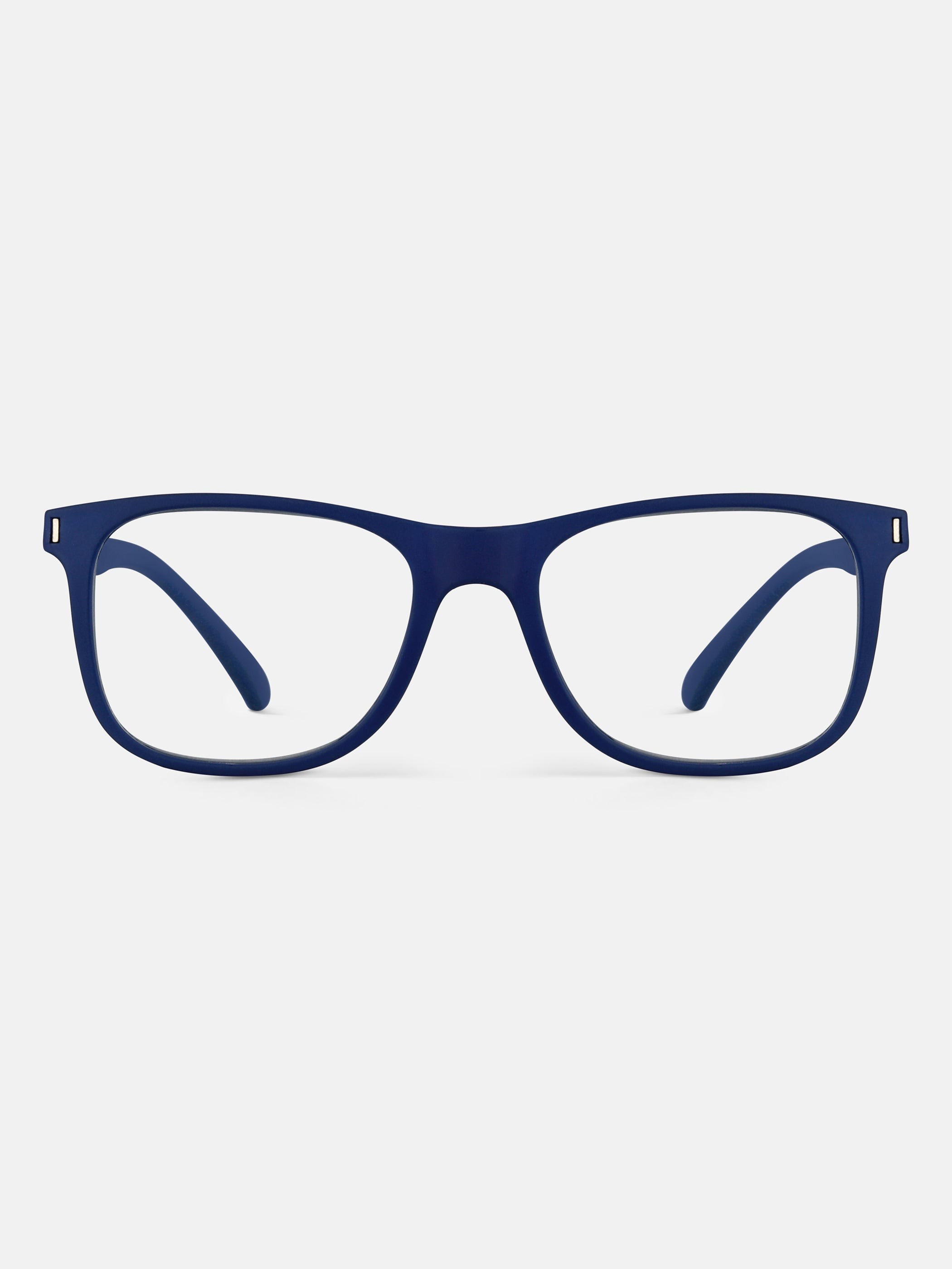Noir Square Blue Screen Glasses view 2