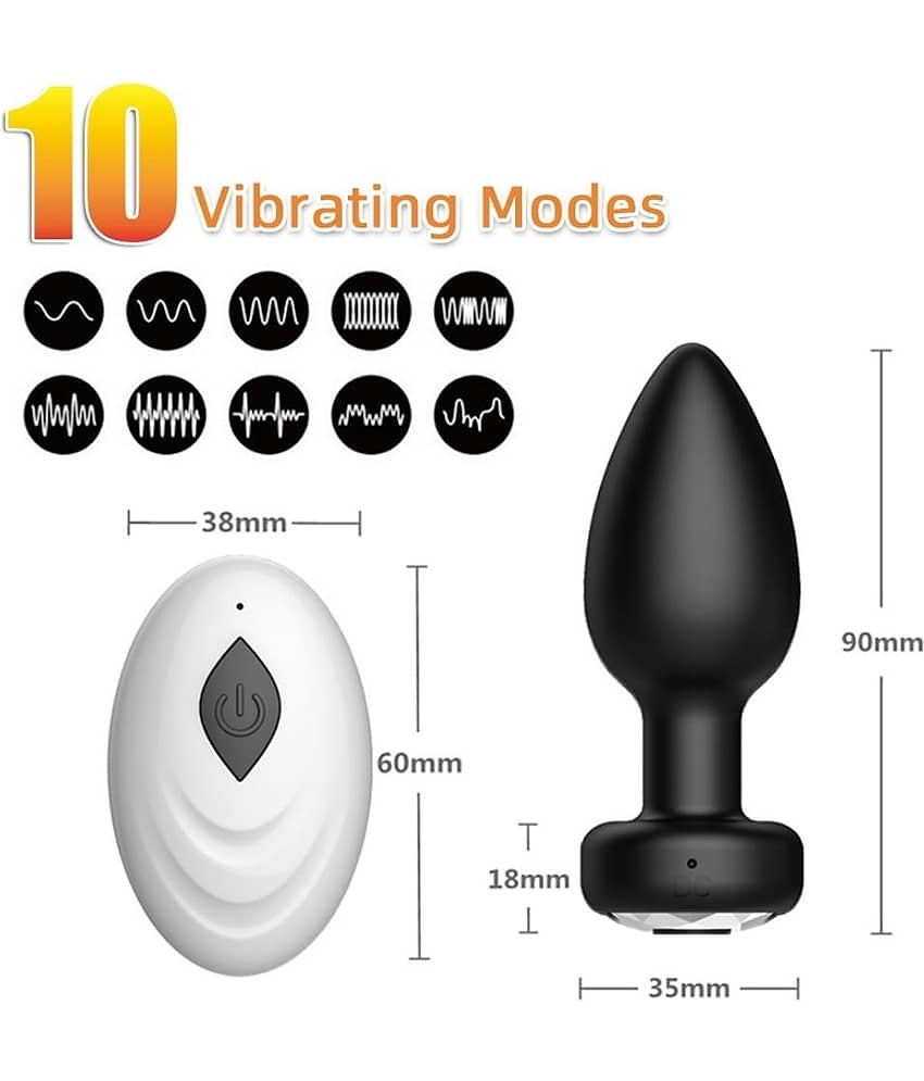 Vibrations Remote Control Plug Portable Manual Massager