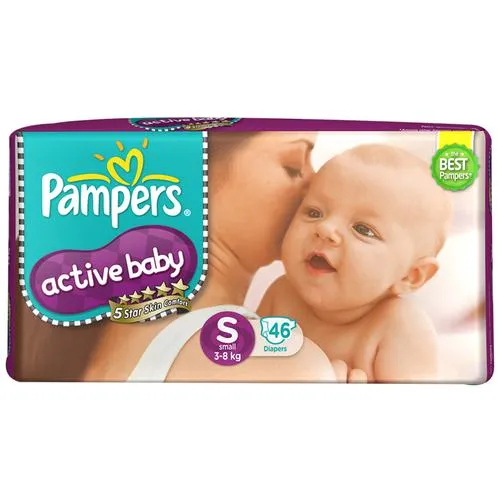 Pampers Taped Diapers Small 46 Pcs