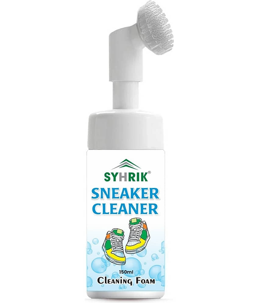 Instant Sneaker Cleaner Foam with Soft Brush Shoe Cleaning Solution for All Shoe Types