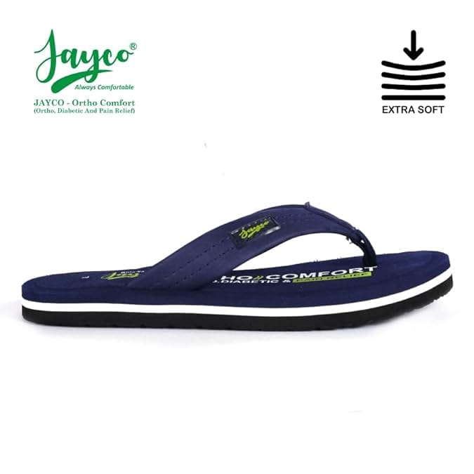 Jayco Extra Soft Ortho Care Diabetic & Orthopedic Slippers || Skid Resistant || Lightweight || Comfortable Footbed