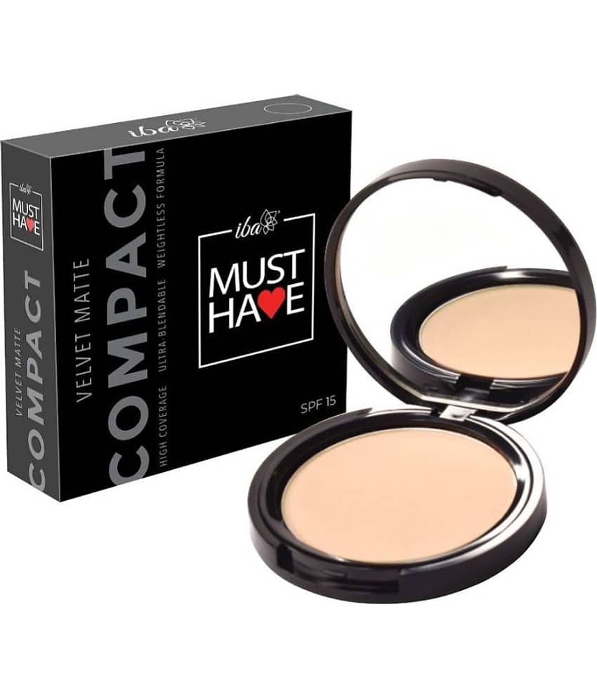 Iba Must Have Velvet Matte Pressed Compact Powder Cool Vanilla, 9g , High Coverage, (Pack of 1) view 2