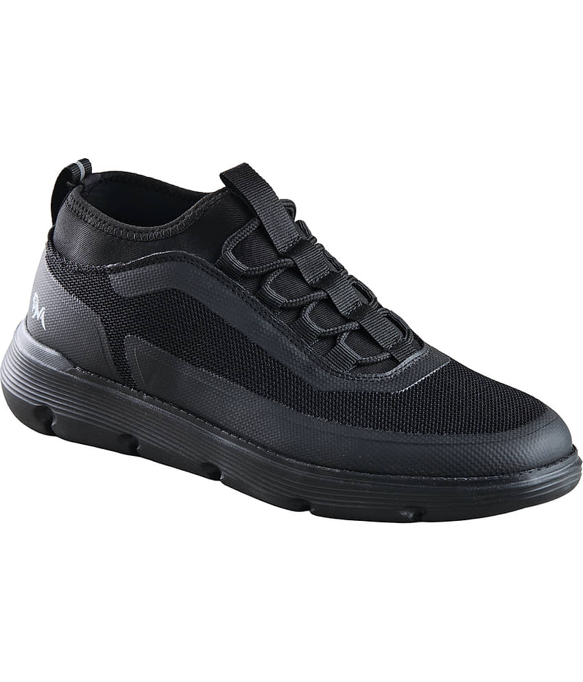 Neemans Black Men's Sports Running Shoes view 2