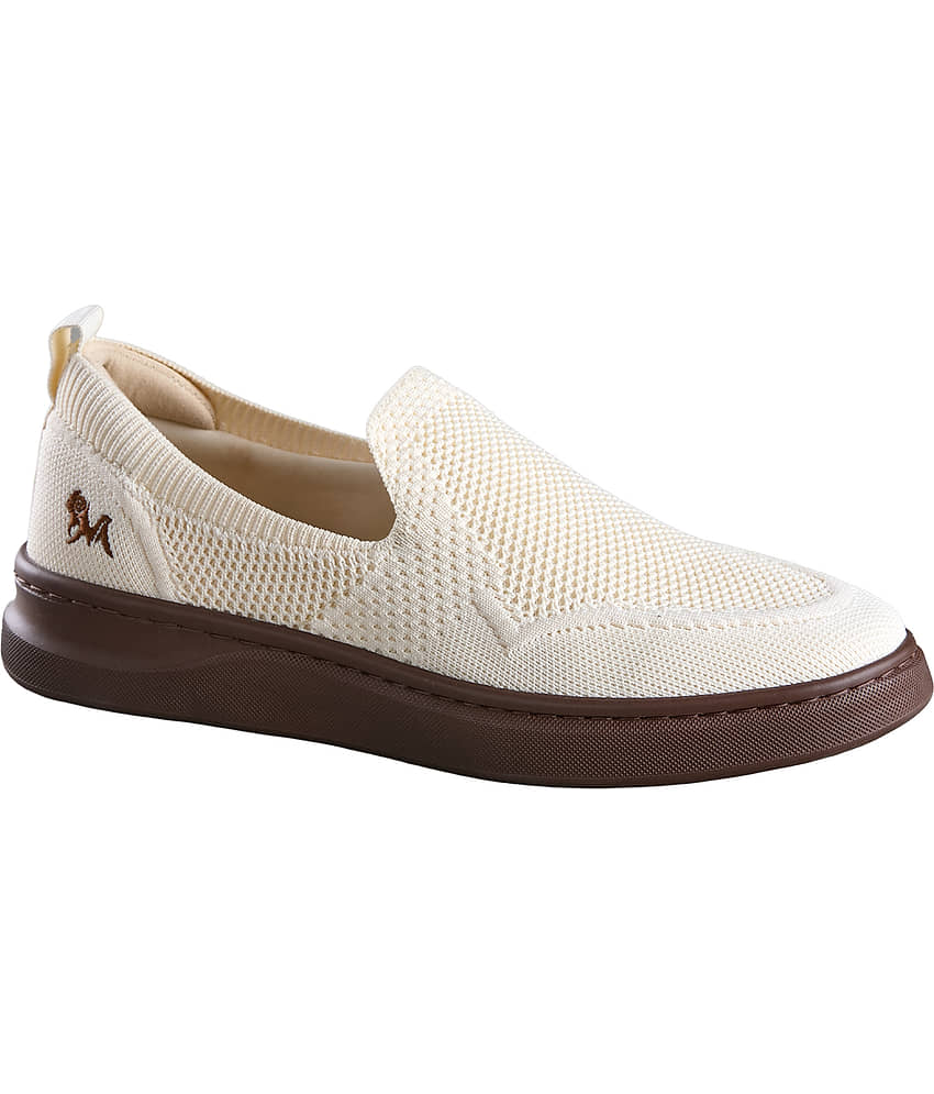 Neemans Off White Men's Slip-on Shoes view 2