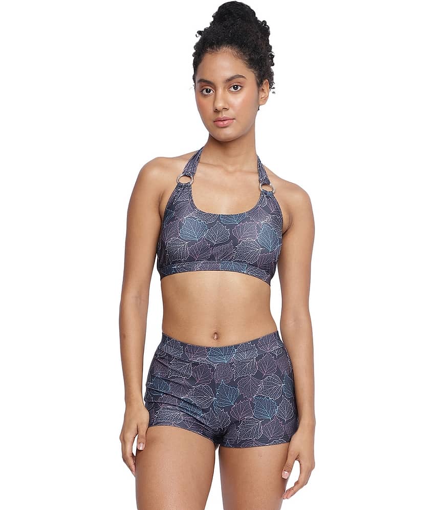 La Intimo Polyester Multi Color Beach Shorts - Single