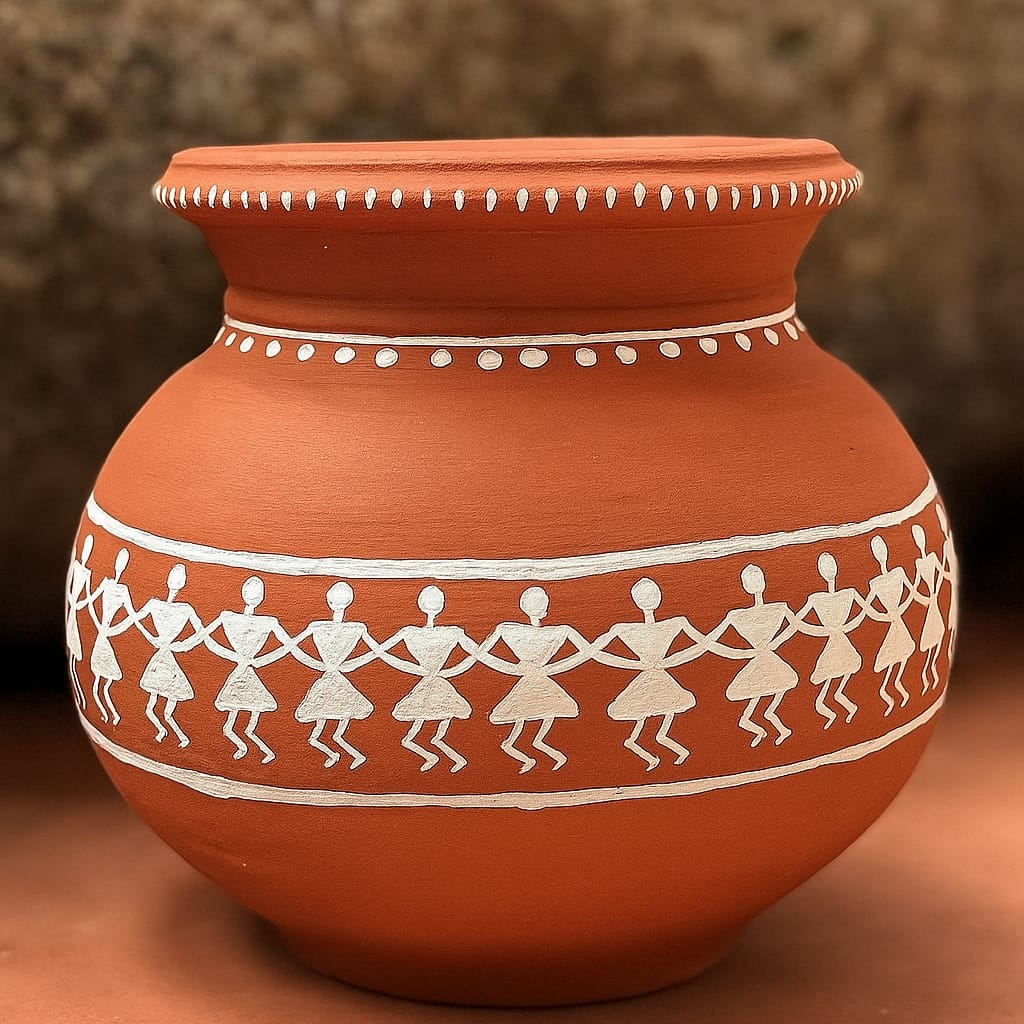 Designed Handmade Pot view 2