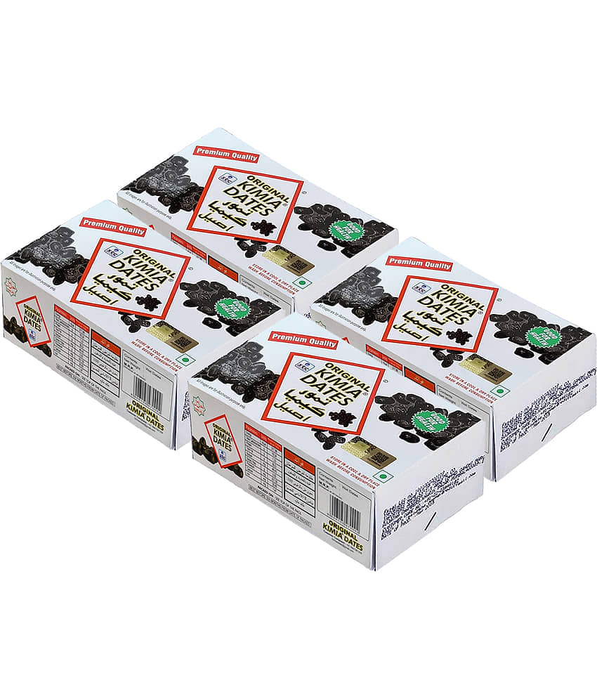 Kimia Dates Original Mazafati Dates Juicy & Delicious Khajoor Healthy Snacks 400 gm (Pack of 4) view 2