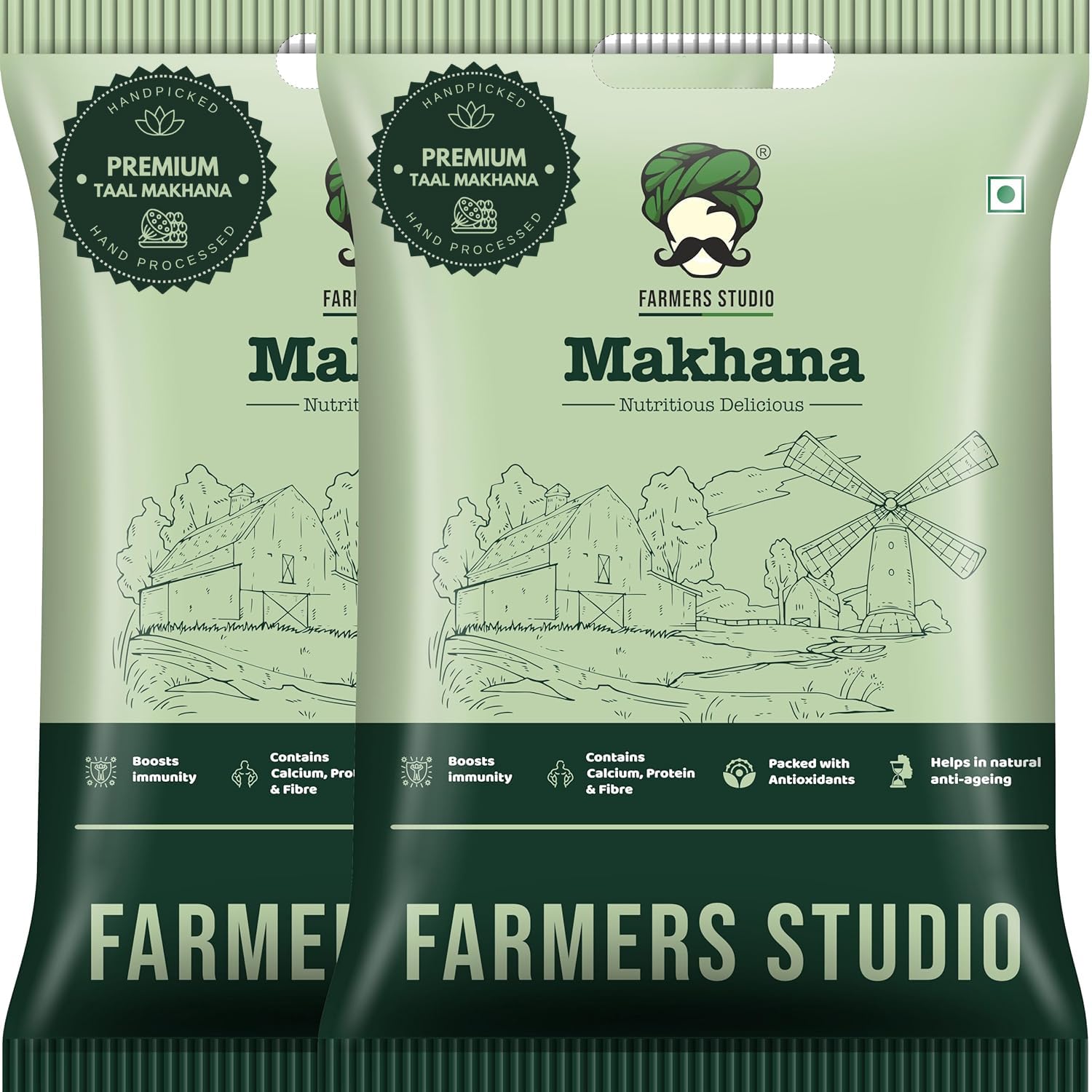 Farmers Studio - Rasgulla Makhana (Foxnuts), 400 gm