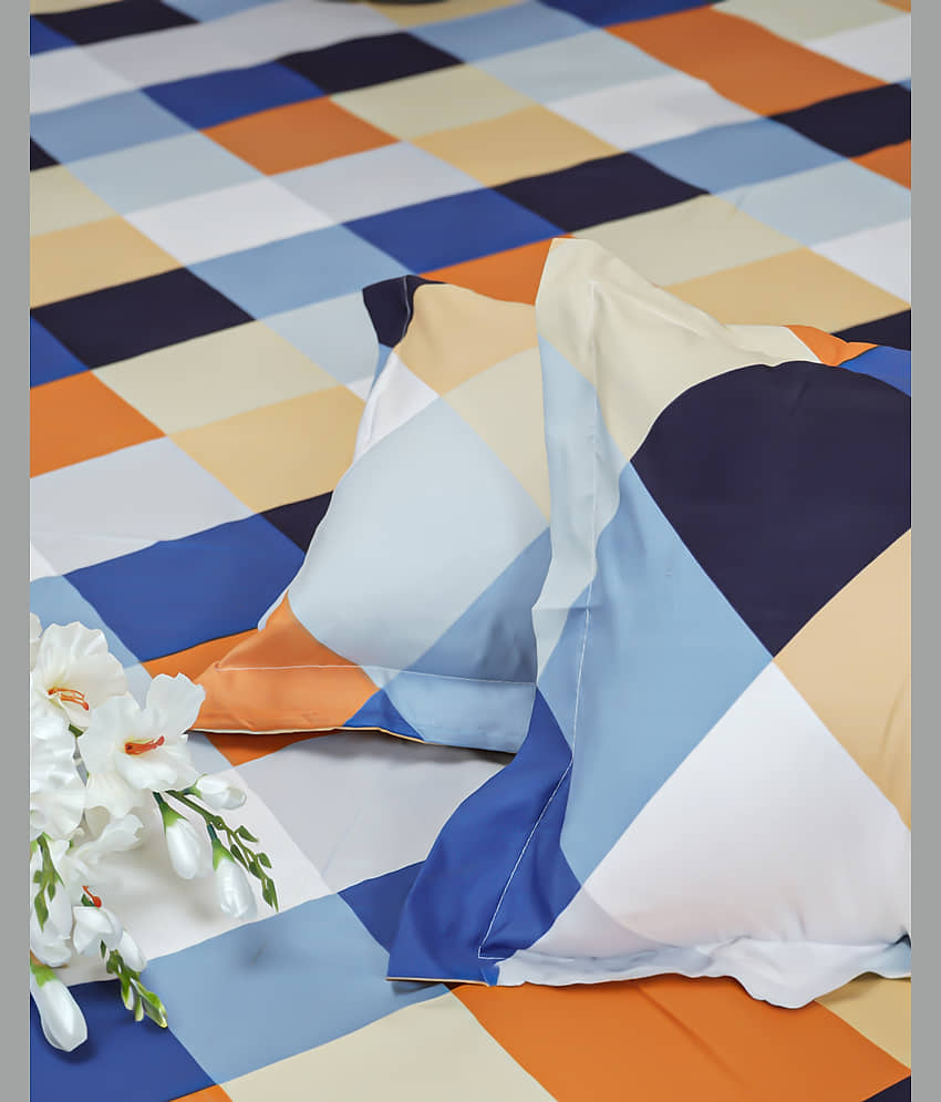BELLA TRUE Microfiber Double Bedsheet ( Multicolor ) view 2