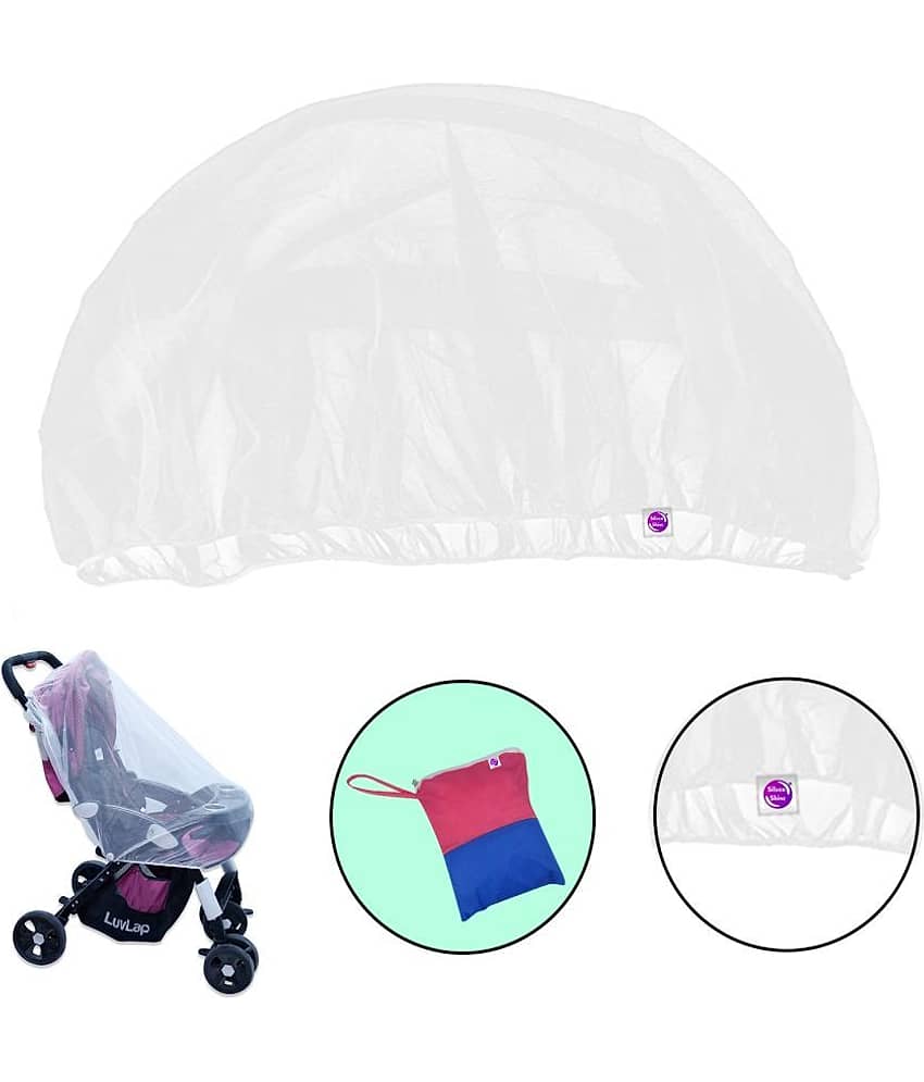 Silvershinemosquitonet - White Polyester Frame Hung Baby Mosquito Net ( Pack of 1 )