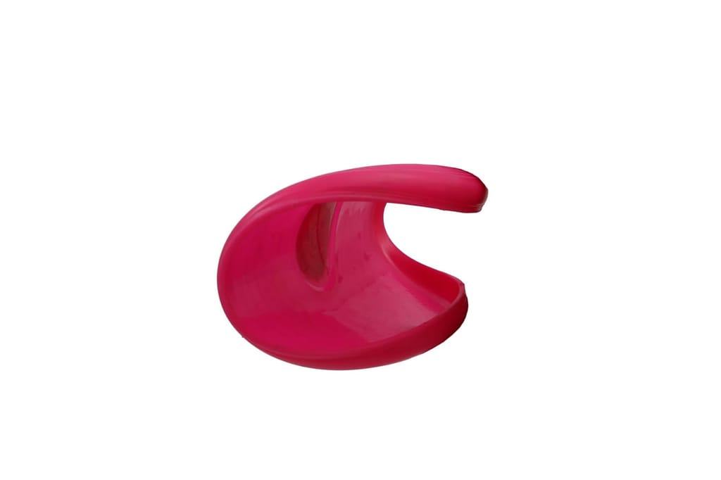 LAURIS Frisbee Flying Disc Toy for Kids/Dogs Unbreakable Soft Flexible Virgin Plastic | Colour Red Diameter 23 Centimeters view 2