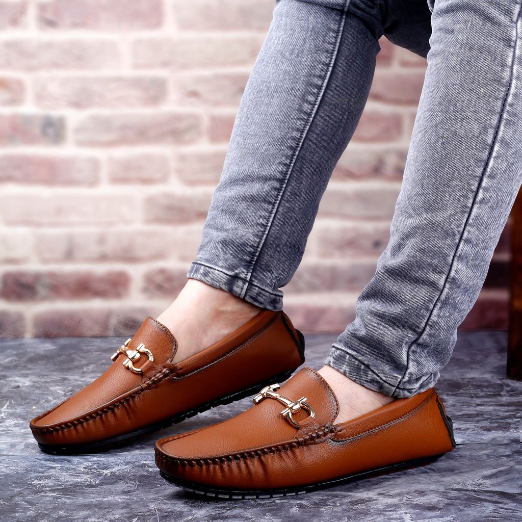 New Latest Men's Faux Leather Slip-on Loafers view 2