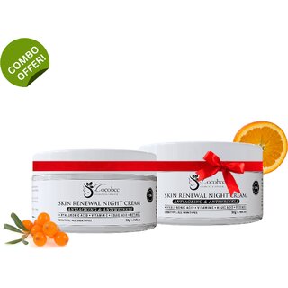 COCOBEE Skin Renewal Night Cream Pack of 2 100g Smooth Skin Rejuvenates Nourishes Overnight All Skin Types