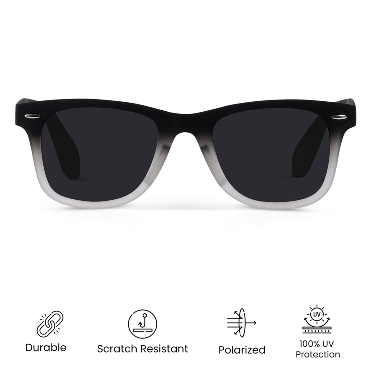 Polarized Wayfarer Sunglasses view 2