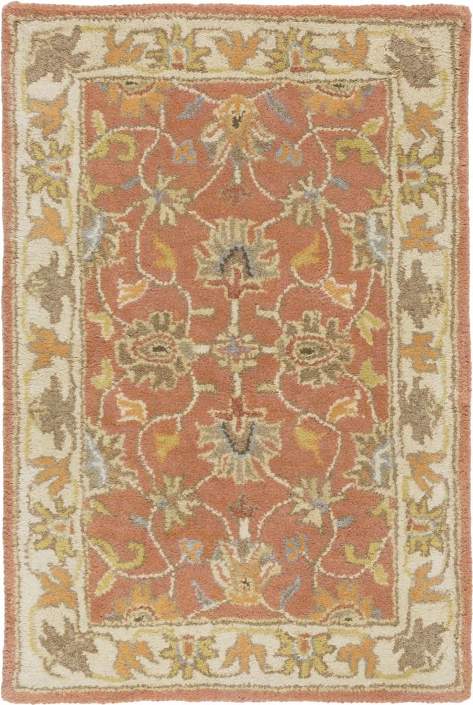 Hand Tufted Caesar Medium Brown & Dusty Sage Wool Rug view 2