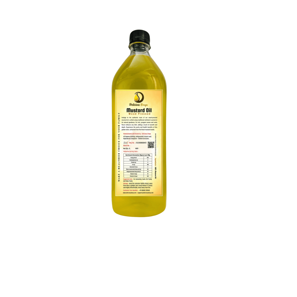 WOOD PRESSED MUSTARD OIL 500ML view 2
