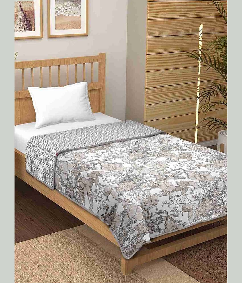Jinaya's Cotton Floral Single Bed Dohar - Multi ( )