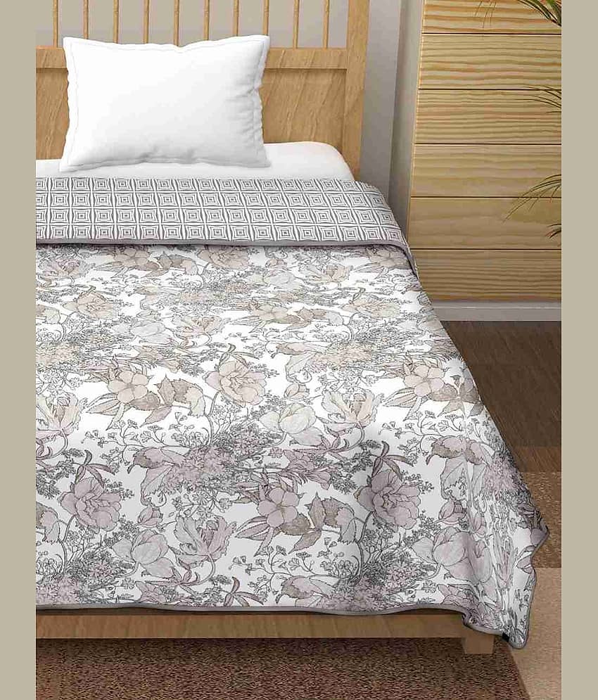 Jinaya's Cotton Floral Single Bed Dohar - Multi ( ) view 2
