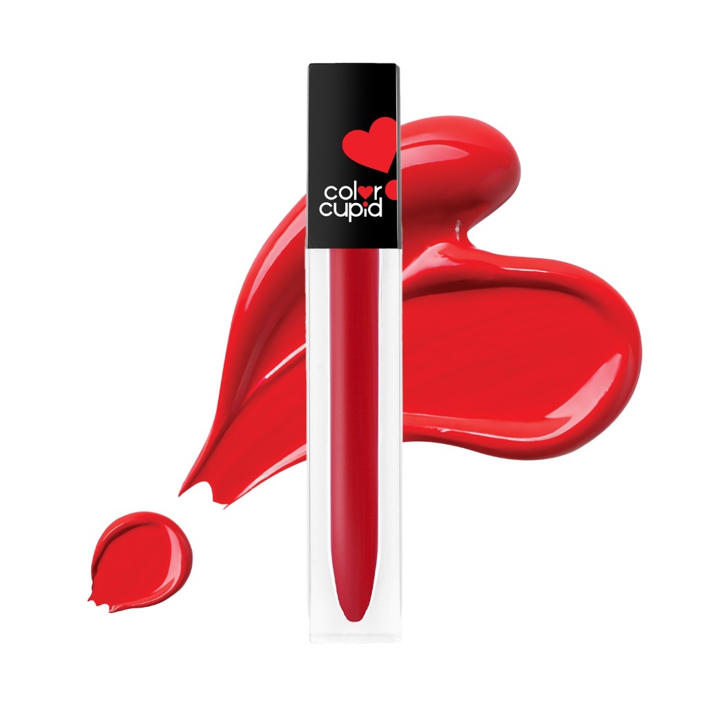 Color Cupid Forever Love Matte Liquid Lipstick - Romantic Red - 4.1 g