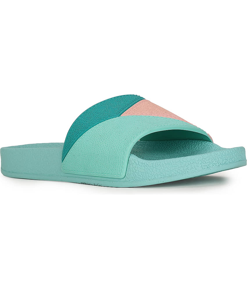 Bata Green Women's Slide view 2