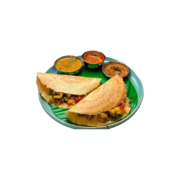 Ghee Podi Masala Dosa