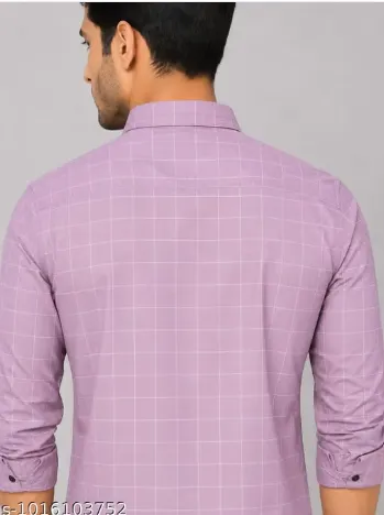 FULL SELEVESS CHECK PRINTED SHIRT FOR MENS view 2