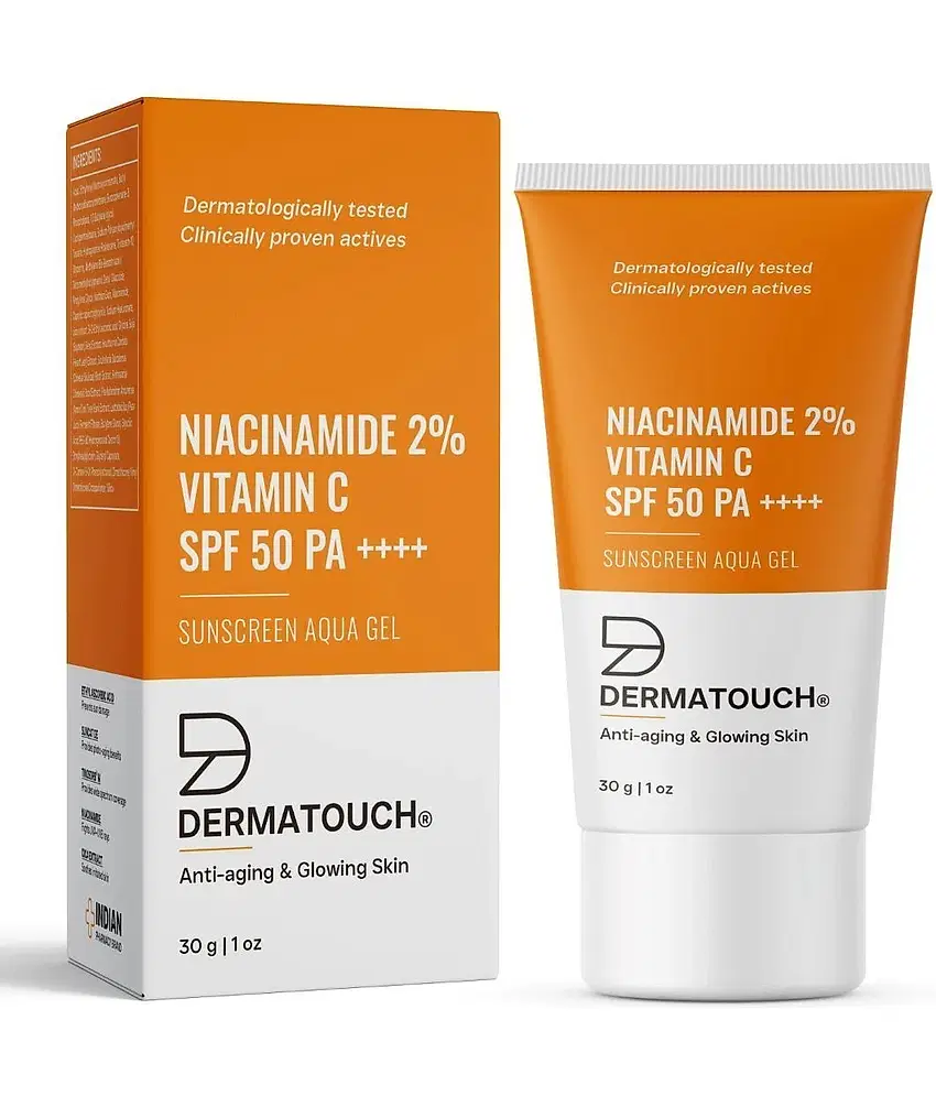 Dermatouch Niacinamide 2% Vitamin C Sunscreen Spf 50+ Pa ++++ , 30gm view 2